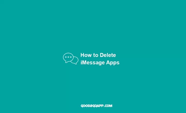 How to Delete iMessage Apps