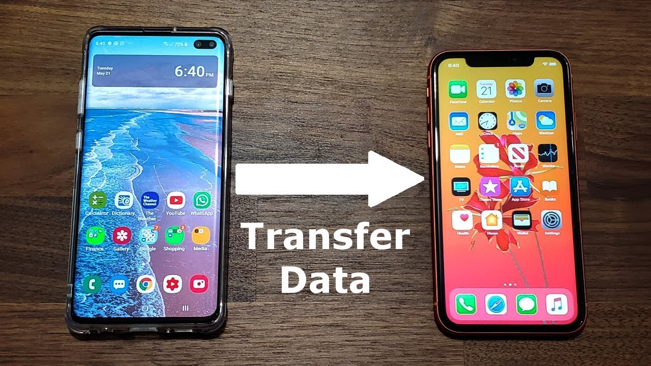 How to transfer photos from Android to iPhone