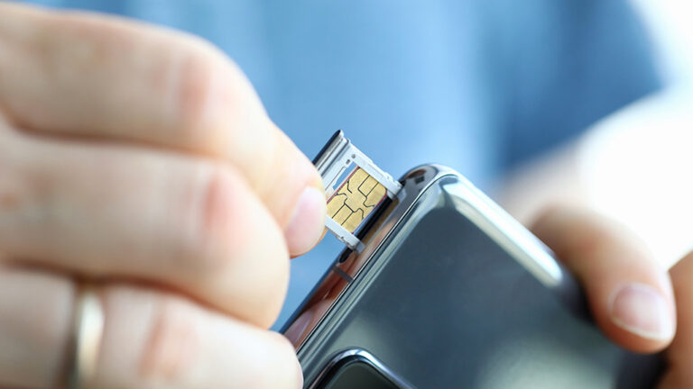 how to remove sim card from android