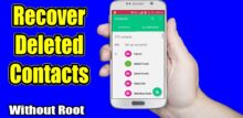 how to restore contacts on android