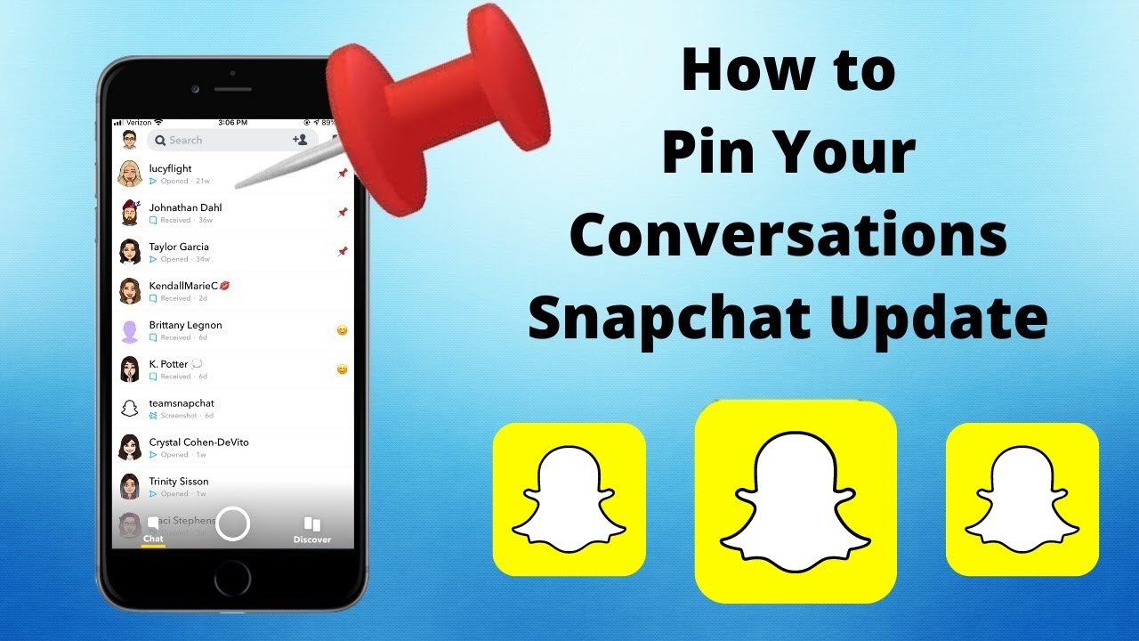 How to Pin Someone on Snapchat Android