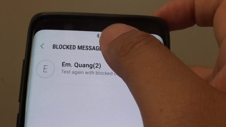 how to block a group text on android