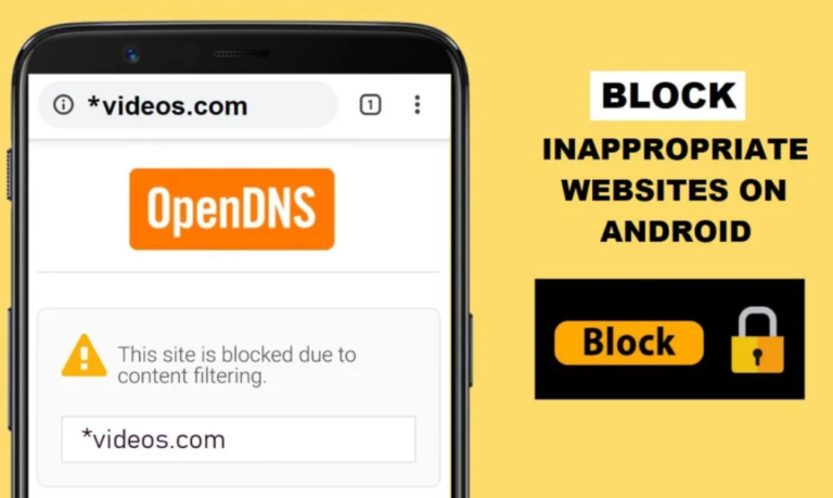 how to block inappropriate websites on android