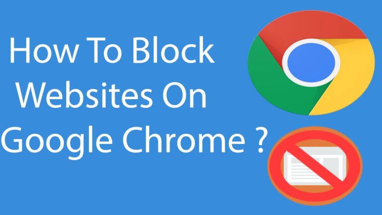 how to block sites on chrome android
