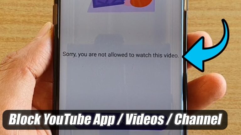 how to block youtube on android