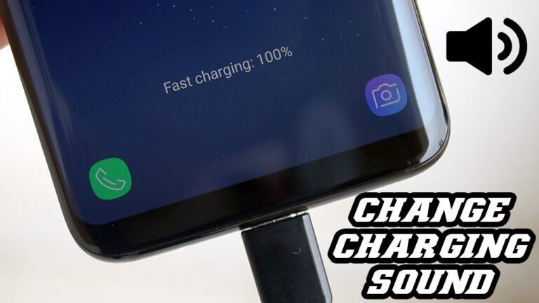 how to change charging sound on android
