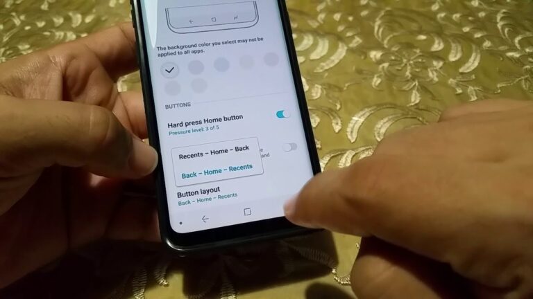 how to change home button on android