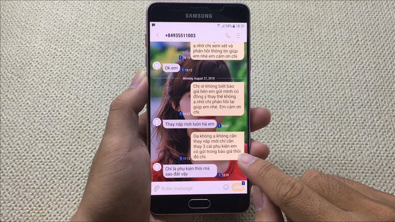 How To Change Message Background on Android