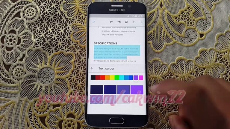 how to change text message color on android