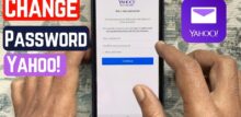 how to change yahoo password on android