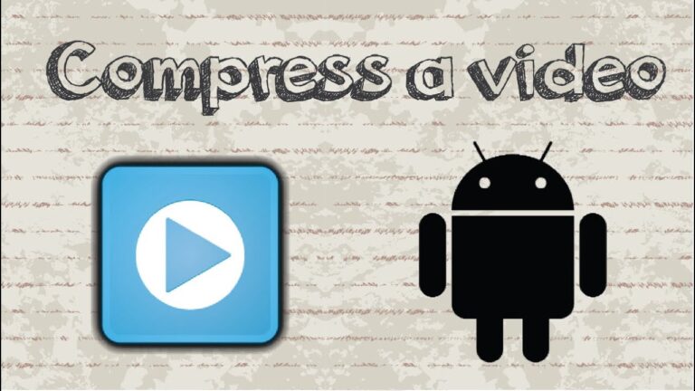 how to compress a video for email on android