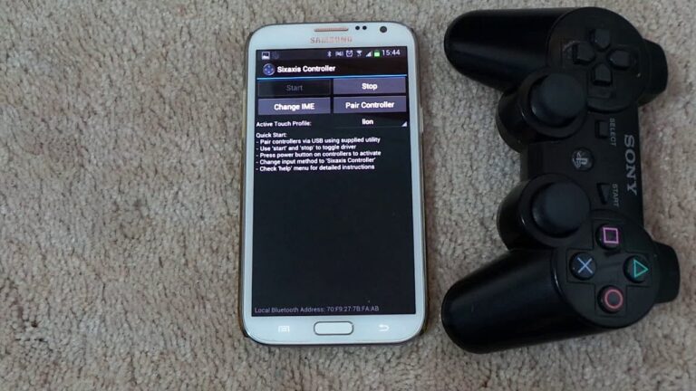 how to connect ps3 controller to android