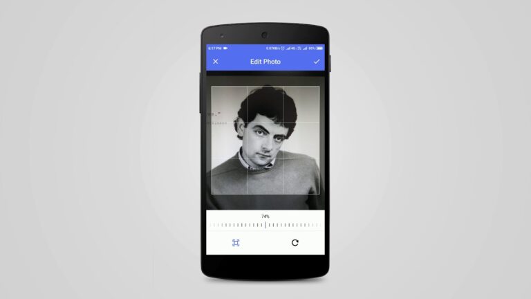 how to crop a picture on android
