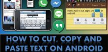 how to cut and paste in android