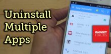 how to delete multiple apps on android