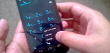 how to dial letters on android