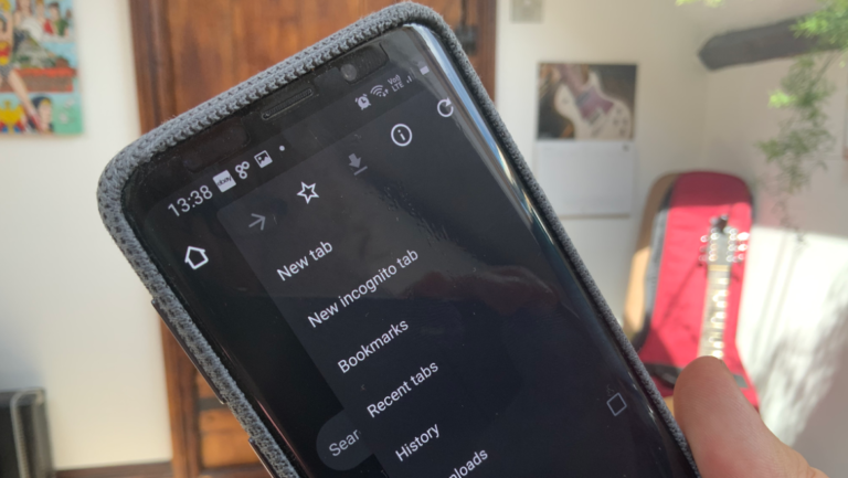 how to find bookmarks on android