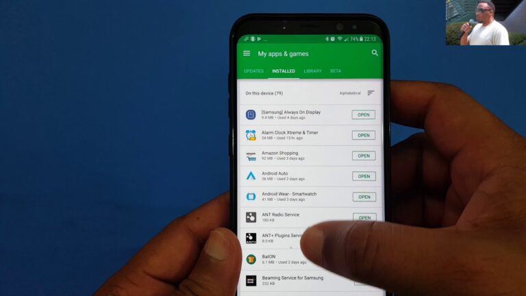 how to find history on android