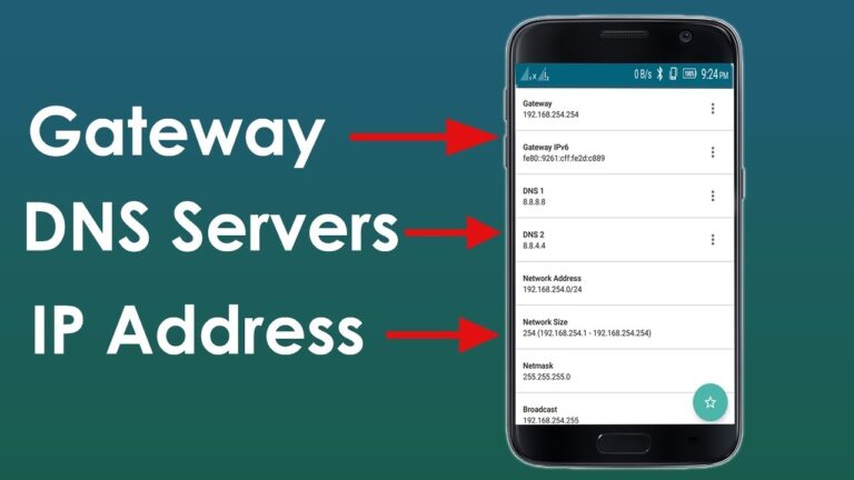 how to find subnet mask on android