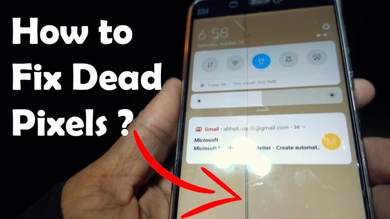 how to fix dead pixels on android phone