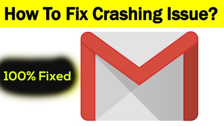 how to fix gmail crash on android