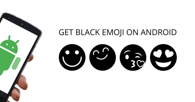 how to get black emojis on android