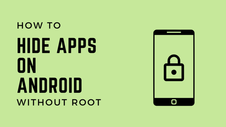 how to hide apps on android without rooting
