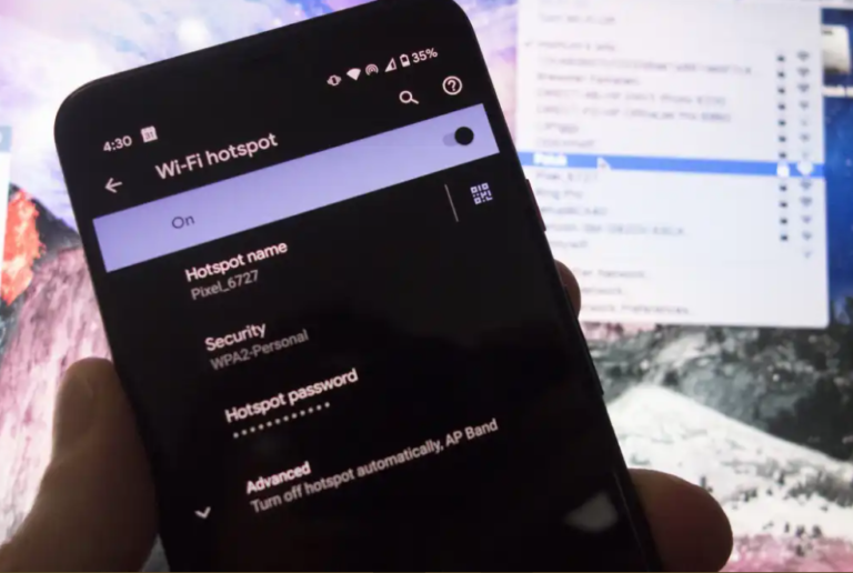 how to hide tethering on android