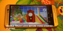 how to lock screen on android while watching video