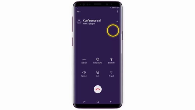 how to make a three way call on android
