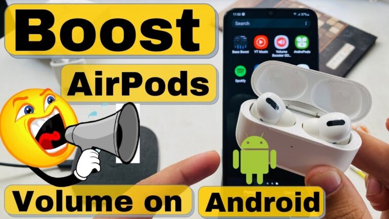 how to make airpods louder on android