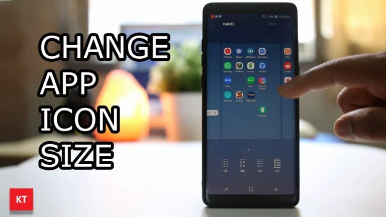 how to make icons bigger on android