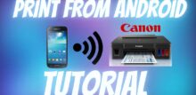 how to print from android phone to canon printer