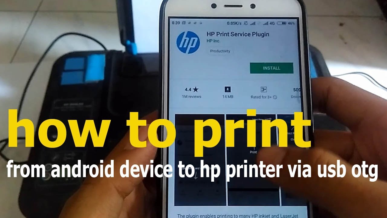 How To Print From Android Phone via USB