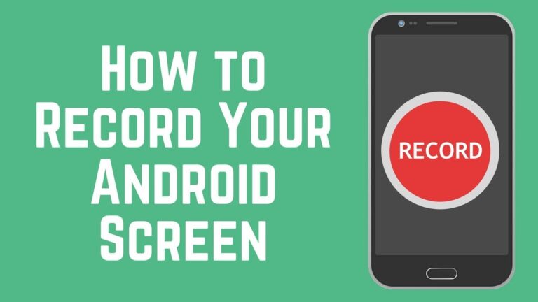 how to record screen on android without app