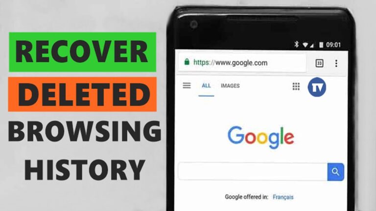 how to recover deleted history on android