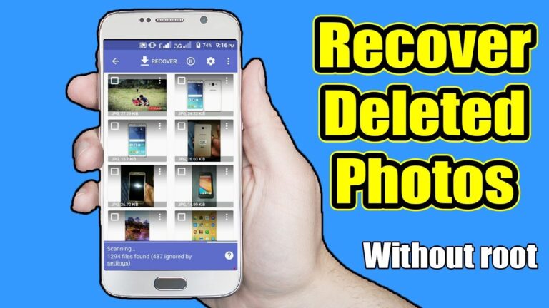 how to recover pictures from android