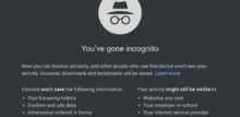 how to remove incognito mode on android