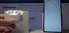 how to reset airpods on android