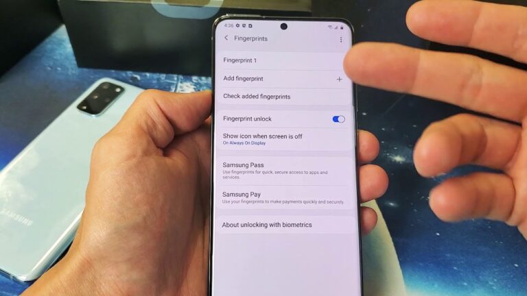 how to reset fingerprint on android