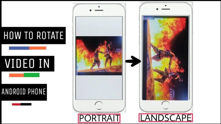 how to rotate a video on android