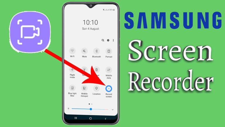 how to screen record on android samsung