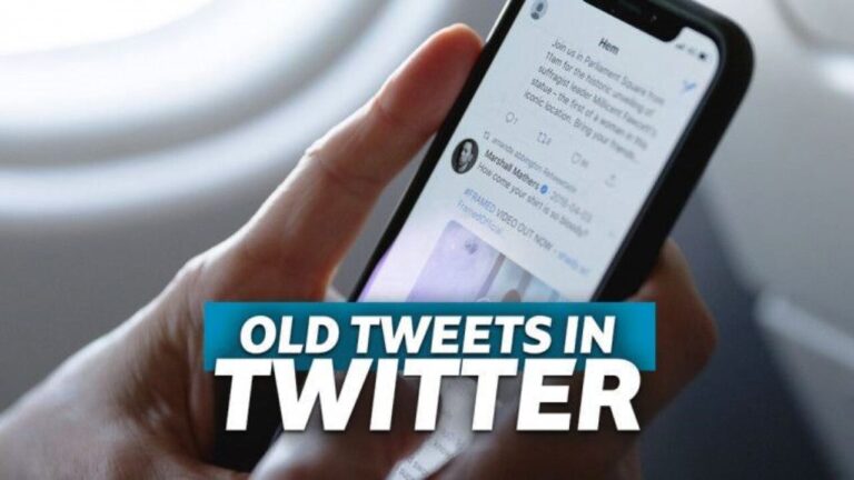 how to search old tweets on android