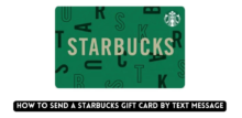 how to send starbucks gift card via text android