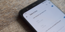 how to set time on android phone