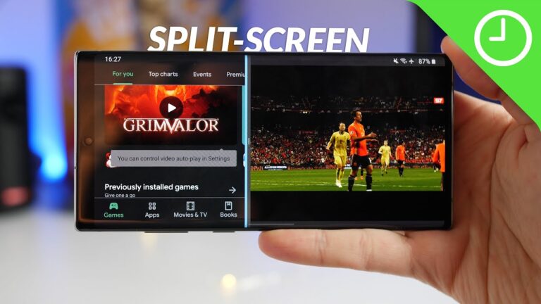 how to split screen android 10