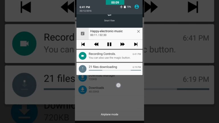 how to stop a download on android