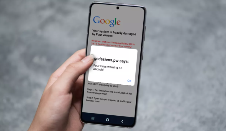 how to stop google virus warning android