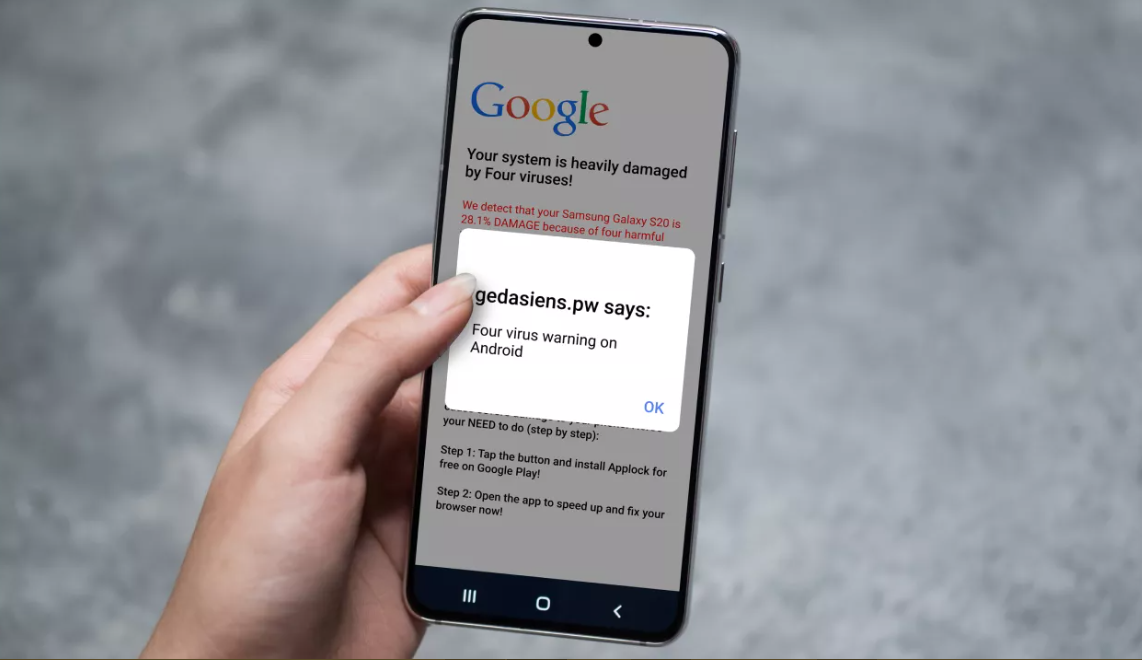 How To Stop Google Virus Warning Android
