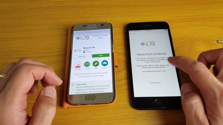 how to transfer data from android to iphone without resetting